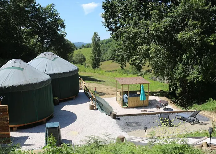 Yourtes Coccinelles אוהל מפואר Conchez-de-Bearn